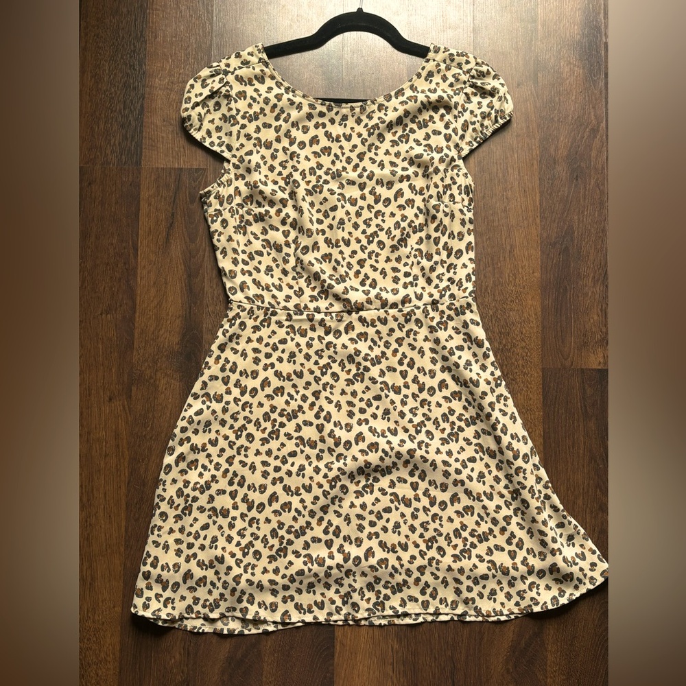 Abercrombie leopard reverse dress.